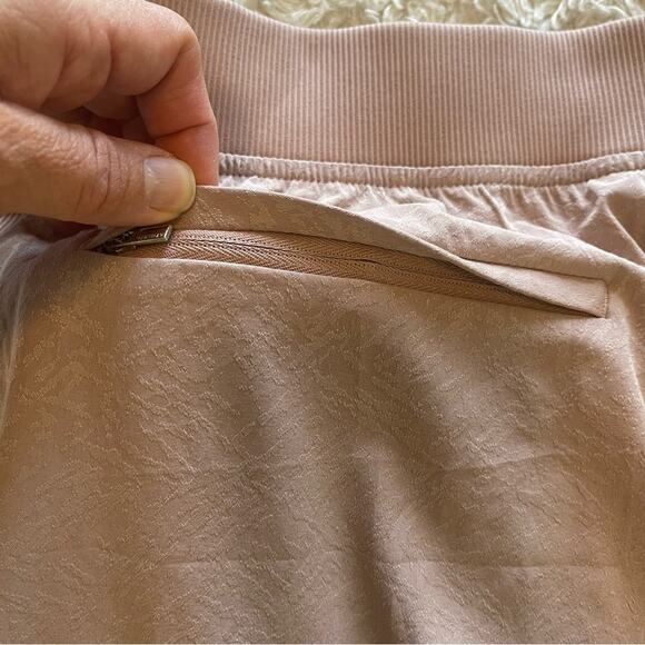 Athleta Brooklyn Womens Textured Ankle Stretch Pants Rose Pink - Picture 12 of 13